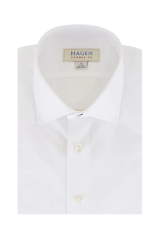 White Super Fine Twill Dress Shirt