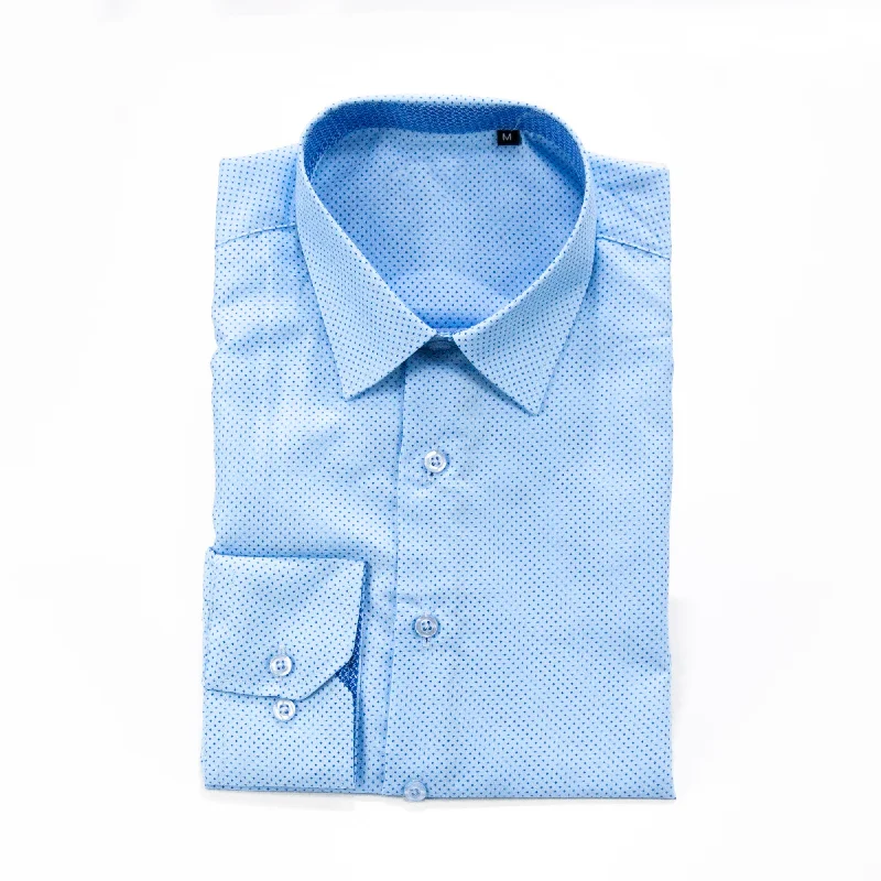 Shop affordable clothing for men – Up to 60% off! Light Blue Slim-Fit Designer Shirt Shop affordable clothing for men – Up to 60% off! Light Blue Slim-Fit Designer Shirt