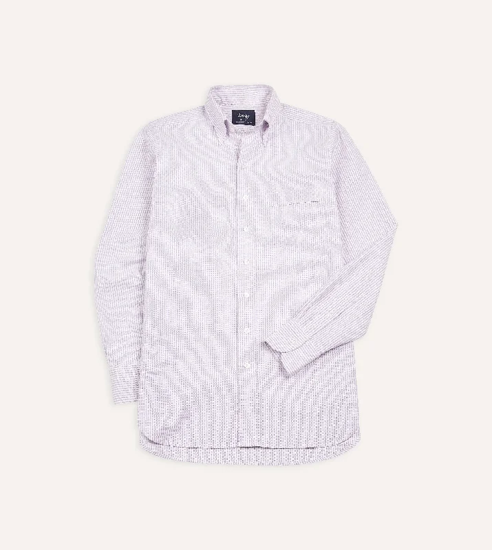 Shop the best fashion at prices you can’t beat. Lilac Ticking Stripe Cotton Oxford Cloth Button-Down Shirt Shop the best fashion at prices you can’t beat. Lilac Ticking Stripe Cotton Oxford Cloth Button-Down Shirt