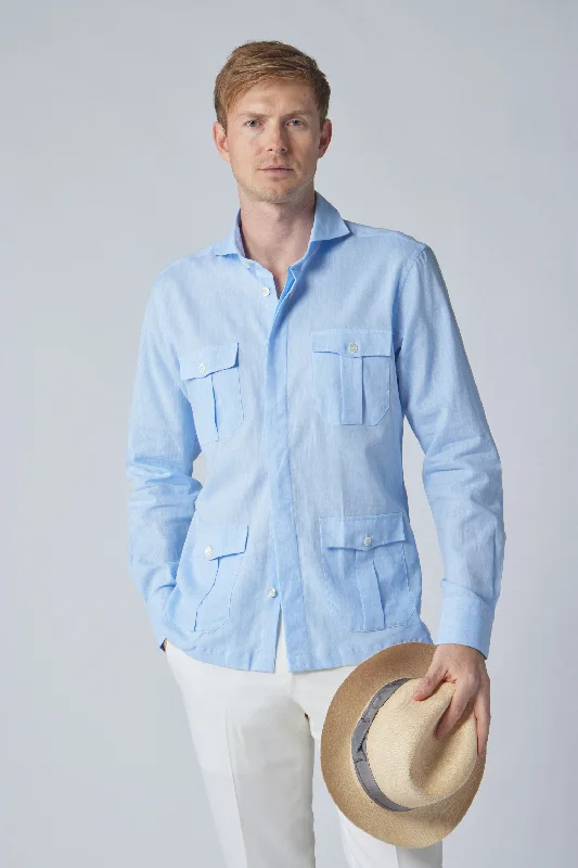 Get ready for the season with exclusive savings on trendy clothes. Linen Positano Shirt in Light Blue Get ready for the season with exclusive savings on trendy clothes. Linen Positano Shirt in Light Blue