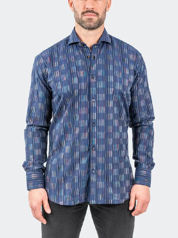 Maceoo Stretch Shirt | Einstein JacqCarter Blue