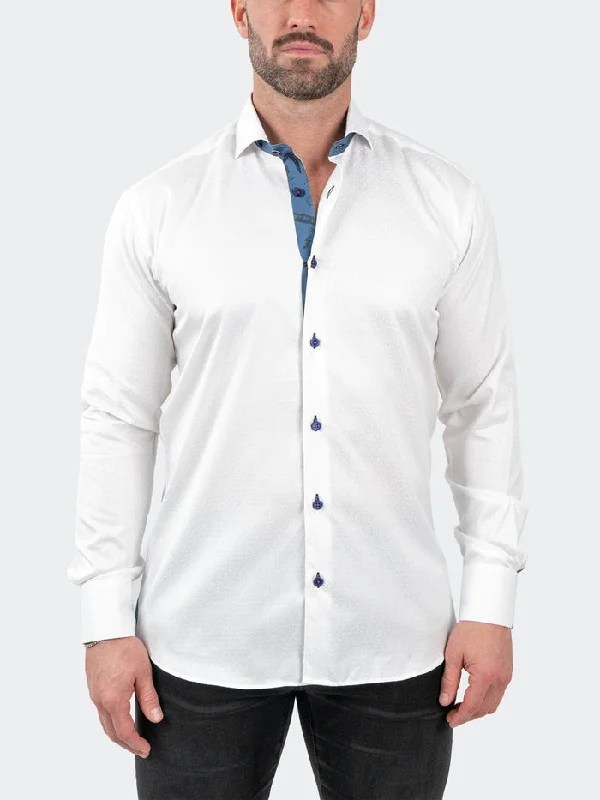 Shop the best fashion at unbeatable prices – Limited time only.  Maceoo Stretch Shirt | Einstein Jacqcoquillage White