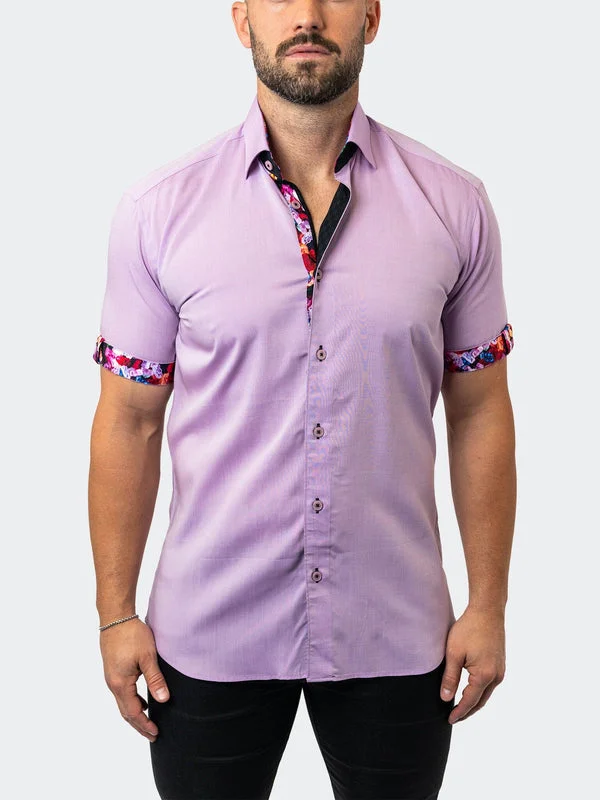 Take advantage of our men’s fashion sale – it’s your time to save!  Maceoo Stretch Short Sleeve Shirt | Galileo Lavender 37 Purple