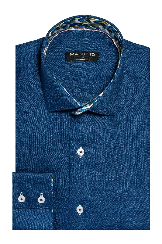 Final clearance: Men’s clothing items up to 70% off!  Masutto Shirt | DELLA-92 LONG SLEEVE BUTTON DOWN SHIRT