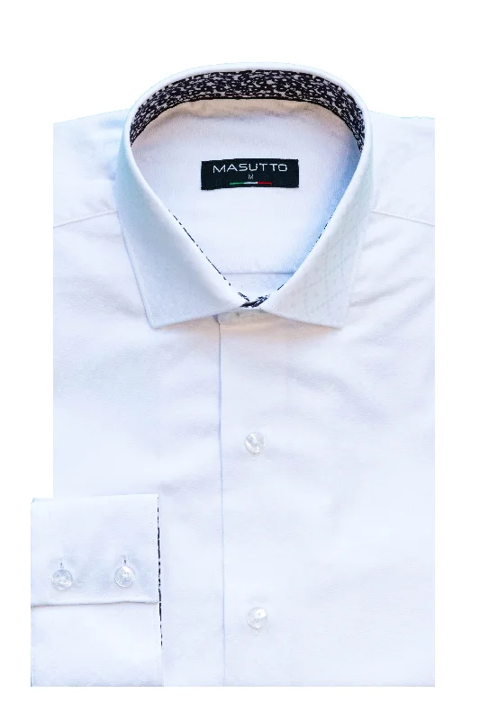 Limited-time sale: Save on all your favorite clothing items.  Masutto Shirt | JAVI-05 LONG SLEEVE BUTTON DOWN SHIRT