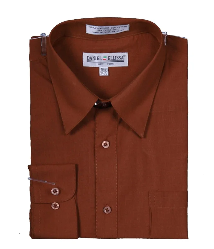 Shop stylish men’s clothing and enjoy amazing discounts. Men's Basic Dress Shirt with Convertible Cuff, Brown Shop stylish men’s clothing and enjoy amazing discounts. Men's Basic Dress Shirt with Convertible Cuff, Brown