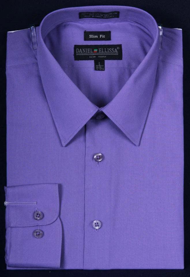Limited-time sale: Save on all your favorite clothing items. Slim Fit Dress Shirt, Lavender Limited-time sale: Save on all your favorite clothing items. Slim Fit Dress Shirt, Lavender