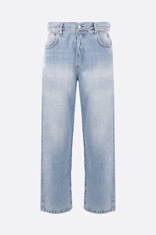 Shop new arrivals in clothing and save up to 60% off select items. loose-fit denim jeans with thin belt Shop new arrivals in clothing and save up to 60% off select items. loose-fit denim jeans with thin belt