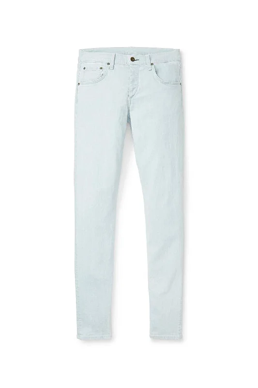 Shop stylish clothing for less – Great deals this week only.  Rag & Bone Standard Issue White Water Light Blue Jeans