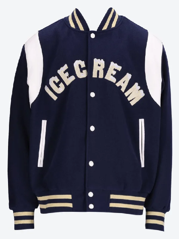 Drippy varsity jacket