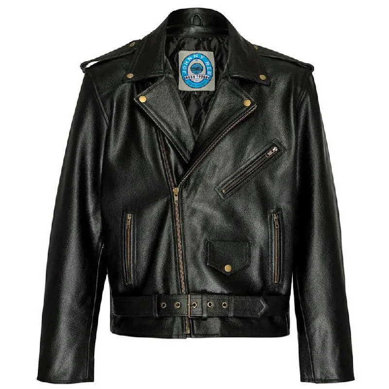 Brando Style Leather Motorcycle Jacket JRJ10008