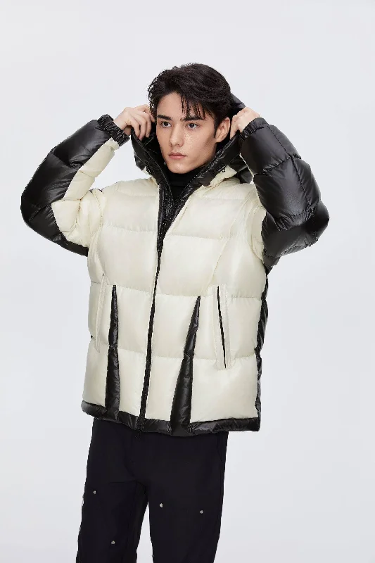 BSD X MSGM Colour Block Puffer