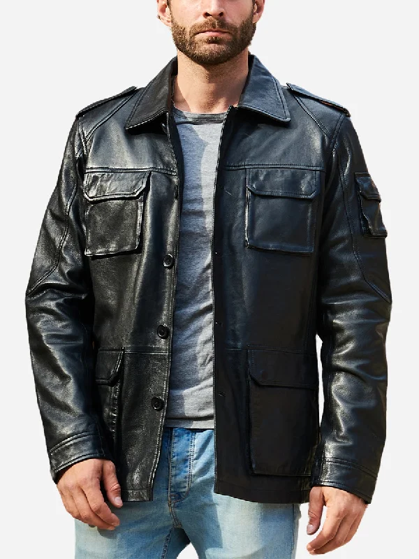Shop stylish men’s clothing and enjoy amazing discounts. Charisma Men's Leather Trucker Jacket Shop stylish men’s clothing and enjoy amazing discounts. Charisma Men's Leather Trucker Jacket