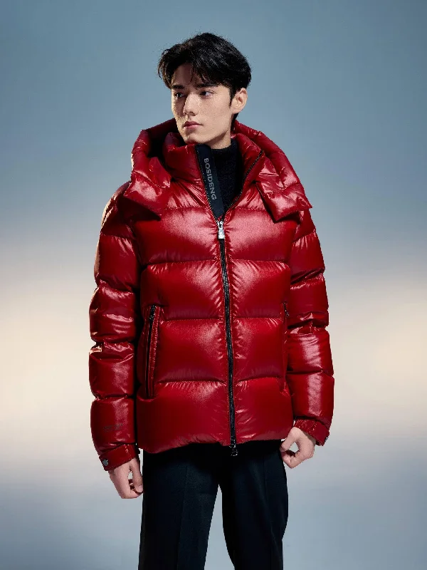 Classic puffer with detachable hood