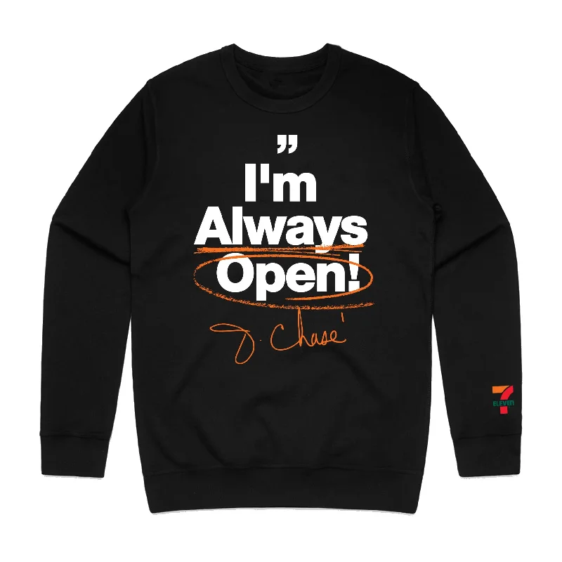 I'm Always Open Crewneck Fleece