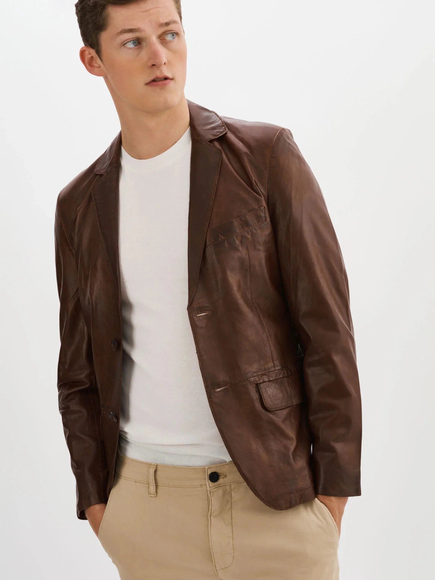 Joshua Lambskin Leather Jacket