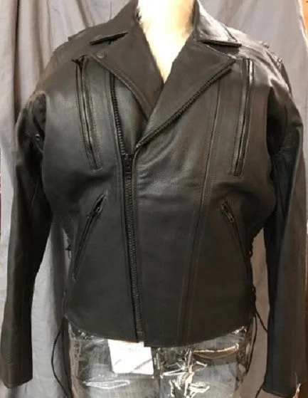 Mens Thick Heavy Motorcycle Jacket BHW V ZOL