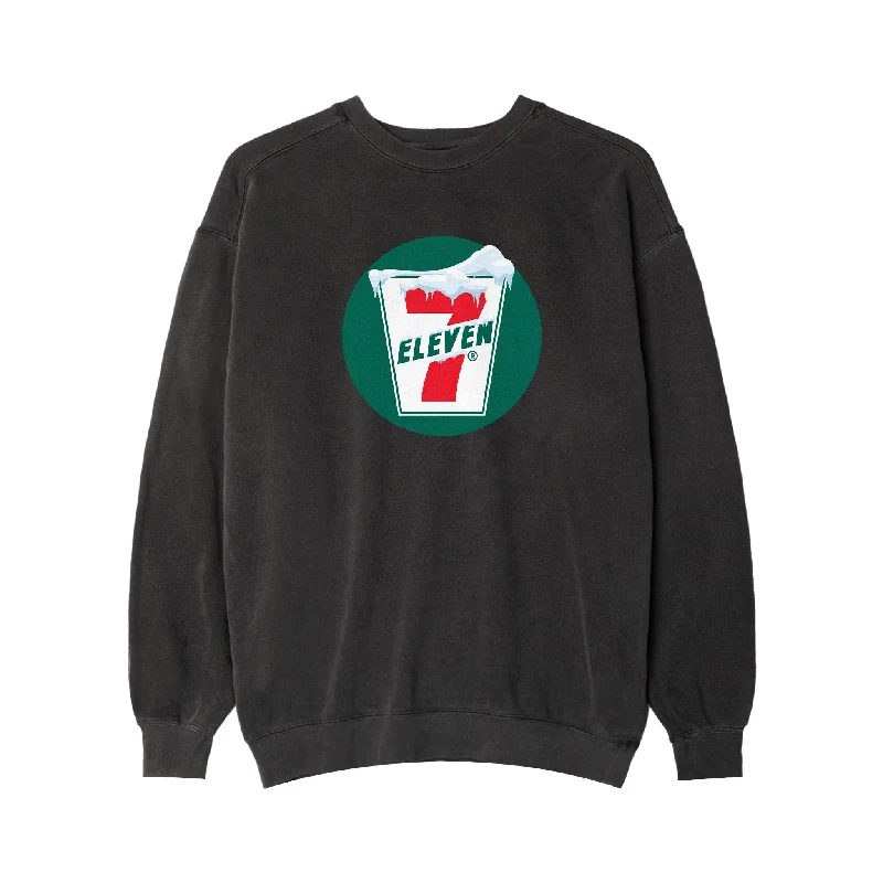 Snow Day Retro 7-Eleven® Sign Washed Crewneck