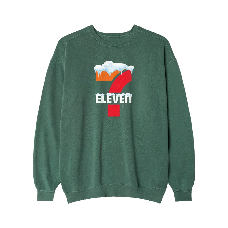 Snowcap 7=Eleven® Logo Washed Crewneck