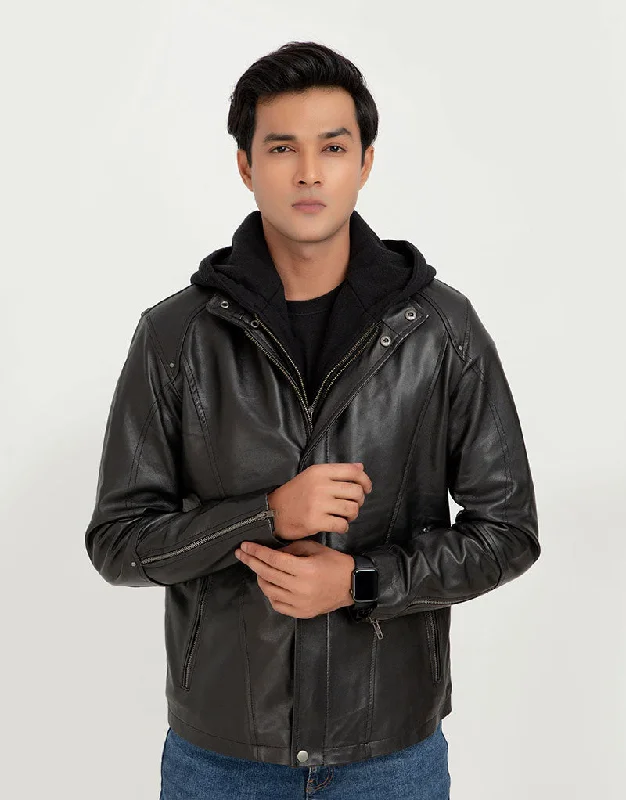 Teen Spirit Black Leather Jacket