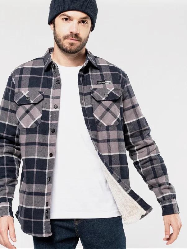 Save on top-selling fashion styles – Big discounts on men’s clothing. Vegan Men's Sherpa-Lined Check Shirt Jacket | Multiple Colours Save on top-selling fashion styles – Big discounts on men’s clothing. Vegan Men's Sherpa-Lined Check Shirt Jacket | Multiple Colours