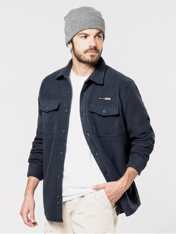Time to upgrade your wardrobe – shop men’s fashion on sale. Vegan Men's Sherpa-Lined Fleece Overshirt | Multiple Colours Time to upgrade your wardrobe – shop men’s fashion on sale. Vegan Men's Sherpa-Lined Fleece Overshirt | Multiple Colours
