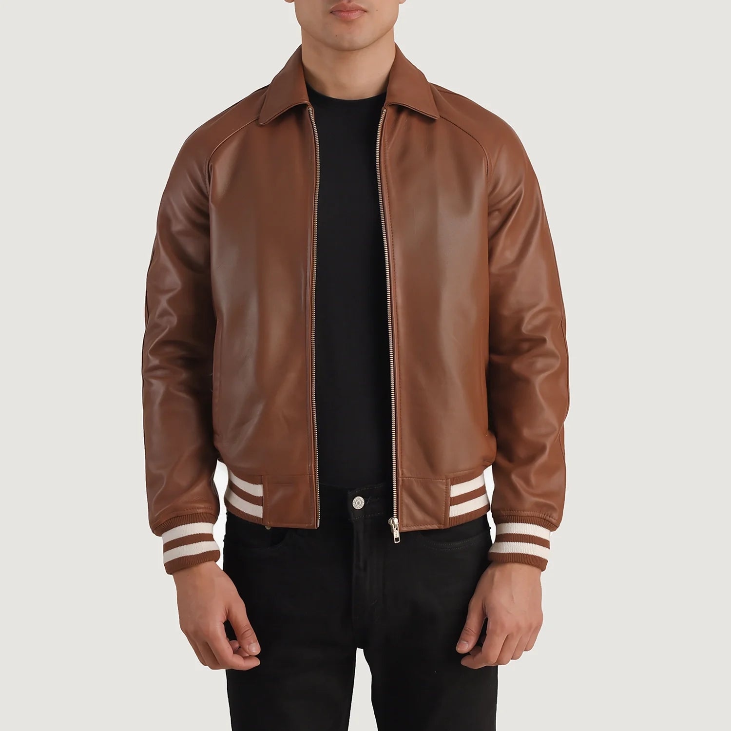 Seasonal fashion sale – Save on all your wardrobe essentials today! Walton Brown Leather Varsity Jacket Seasonal fashion sale – Save on all your wardrobe essentials today! Walton Brown Leather Varsity Jacket
