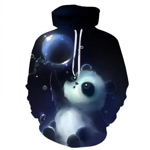 3D Men's Hoodies Panda Print Hoodies