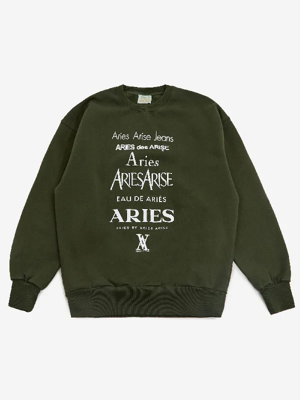 Shop seasonal clothing deals – Big savings on fashion essentials. Aries Perfume Sweatshirt - Forest Green Shop seasonal clothing deals – Big savings on fashion essentials. Aries Perfume Sweatshirt - Forest Green