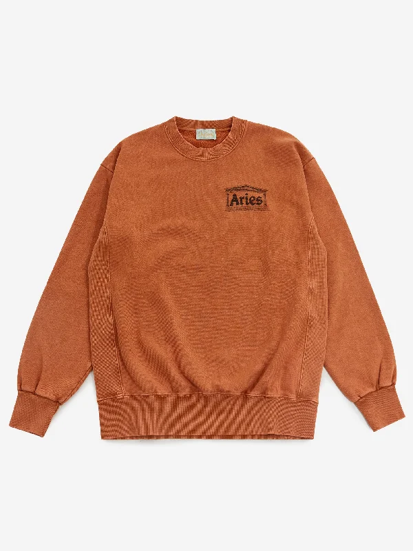 Exclusive discounts on men's fashion – shop today! Aries Premium Aged Temple Sweatshirt - Caramel Exclusive discounts on men's fashion – shop today! Aries Premium Aged Temple Sweatshirt - Caramel