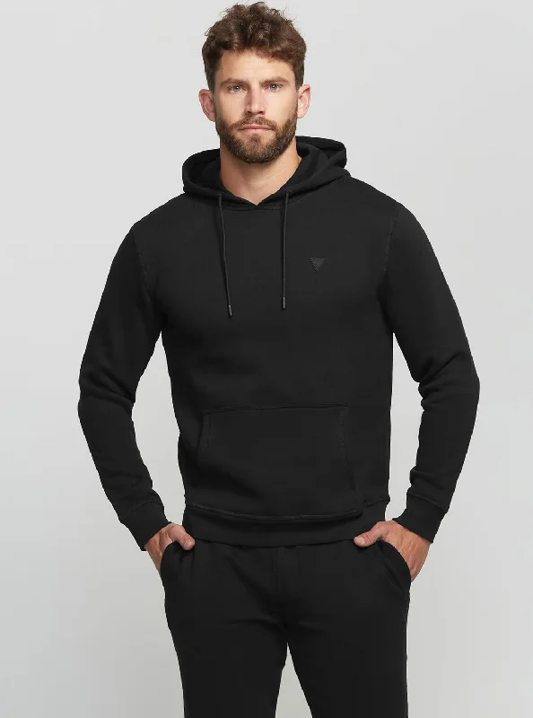 Eco Black Aldwin Active Hoodie Jumper