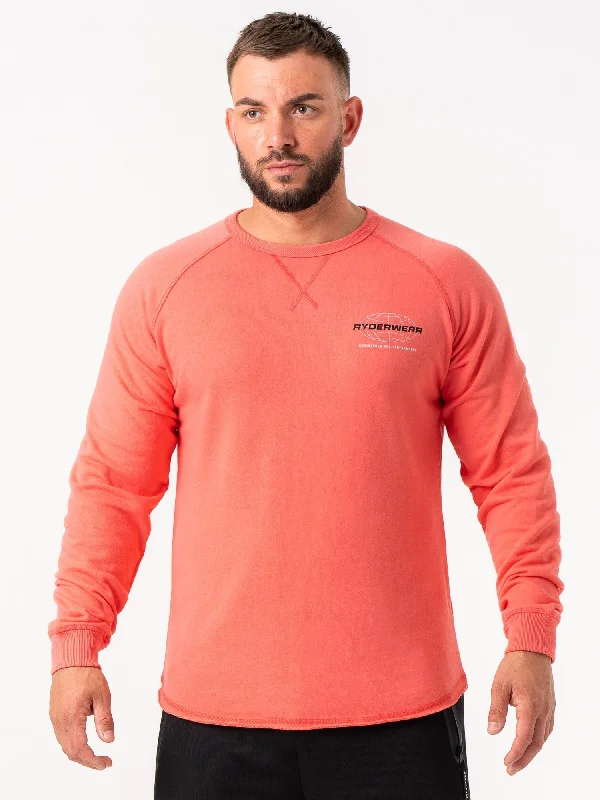 Energy Crew Neck - Coral