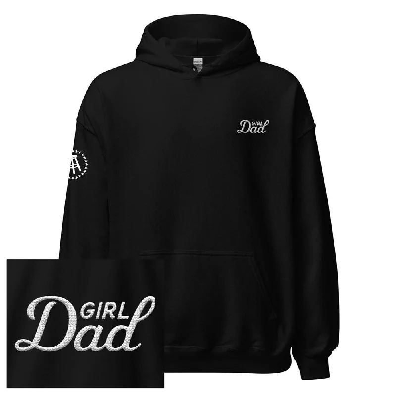 Girl Dad Embroidered Hoodie