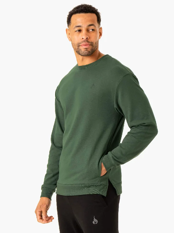 Flash sale on trendy clothing – Limited time offers available online.  Heritage Crew Neck - Green