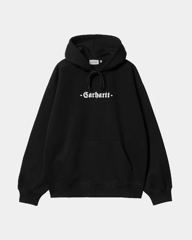 Hooded Greatest Hits Sweatshirt | Black / White