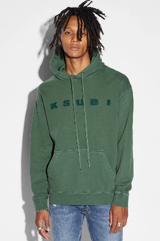 Ksubi Blocked Biggie Hoodie - Emerald