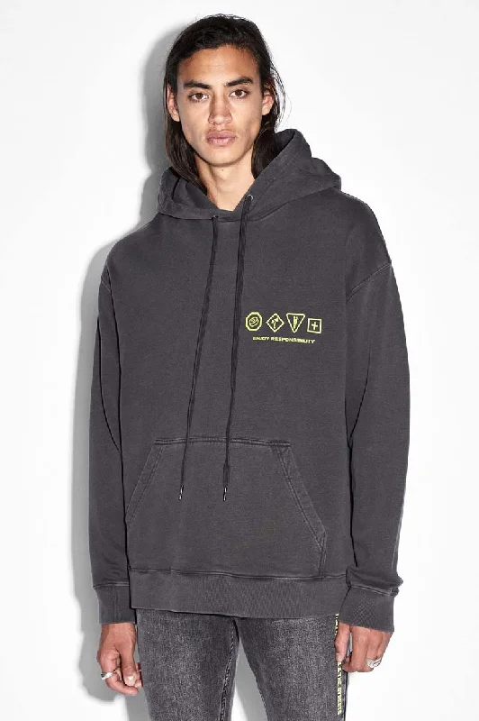 Ksubi Enjoy Biggie Hoodie - Faded Black