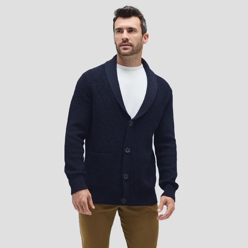 Get ready for your next season with amazing savings on all clothing.  Men's Merino Cardigan