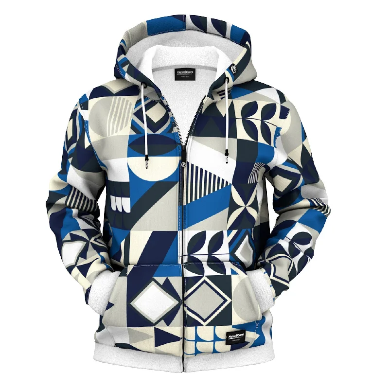 Huge deals on men’s clothing – Limited-time only!  Mosaic Zip Up Hoodie