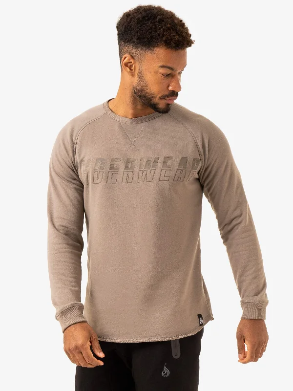 Limited-time discounts on clothing you’ll love   Overdrive Crew Neck - Mushroom