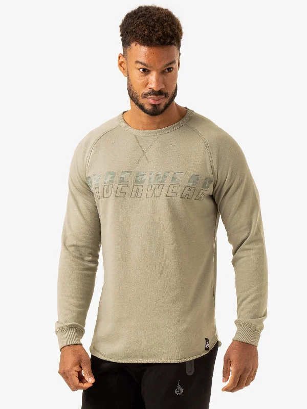 Shop the best clothing sale – Limited-time offer. Overdrive Crew Neck - Sage Green Shop the best clothing sale – Limited-time offer. Overdrive Crew Neck - Sage Green
