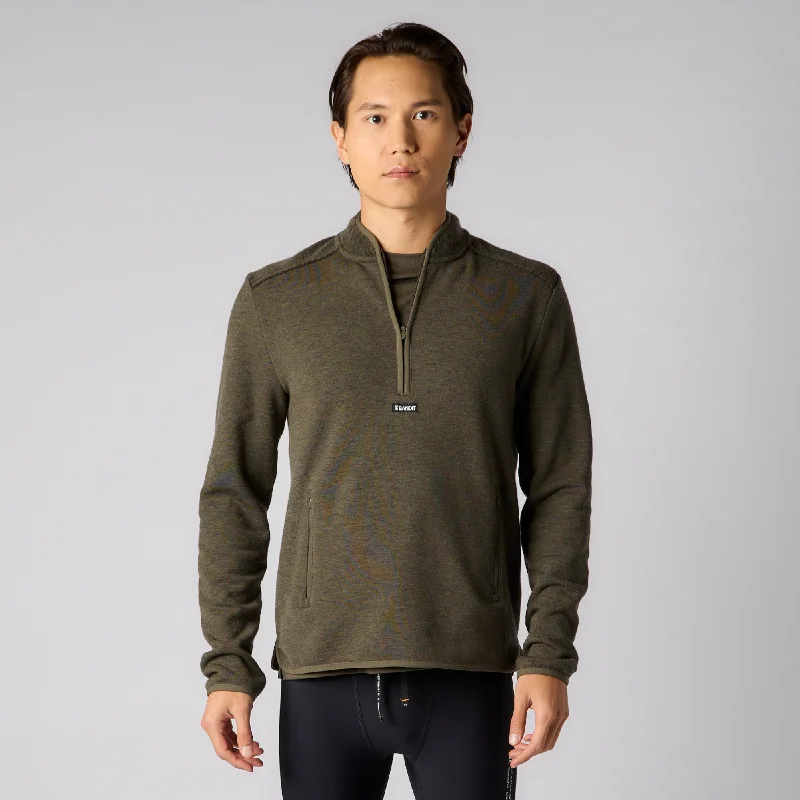 Shop new arrivals in clothing and save – Wool Terry Quarter Zip Pullover - Men's, Olive Shop new arrivals in clothing and save – Wool Terry Quarter Zip Pullover - Men's, Olive